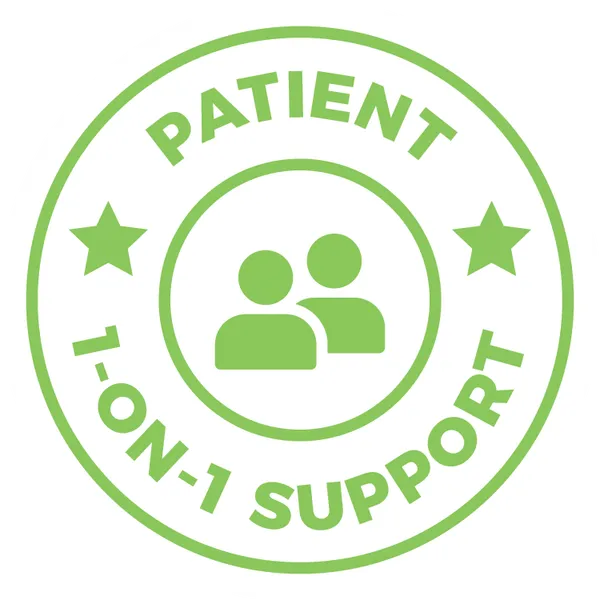 patient and support badge